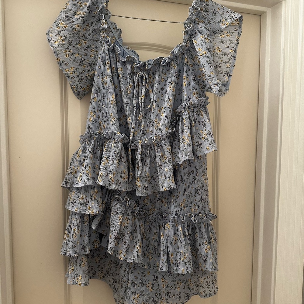 Floral Ruffle Dress